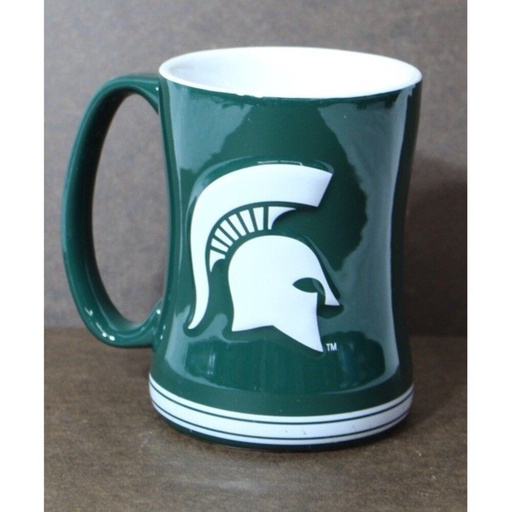 Michigan State Spartans ~ Collegiate Coffee Mug Boelter Brands Green